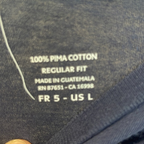 Lacoste Crewneck Tee – Timeless & Versatile. 21” Pit to Pit - Picture 3 of 3